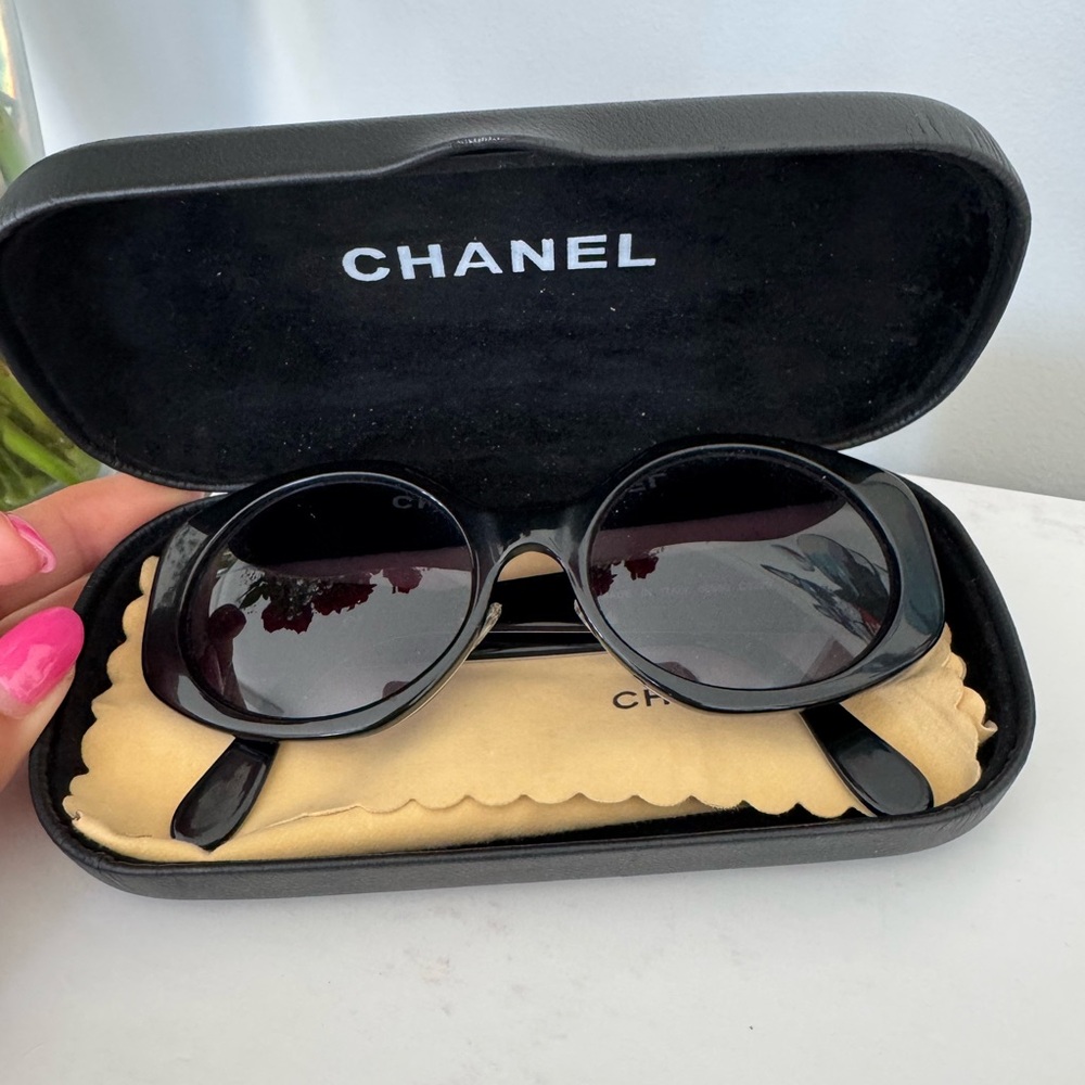 Chanel Oval Sunglasses
